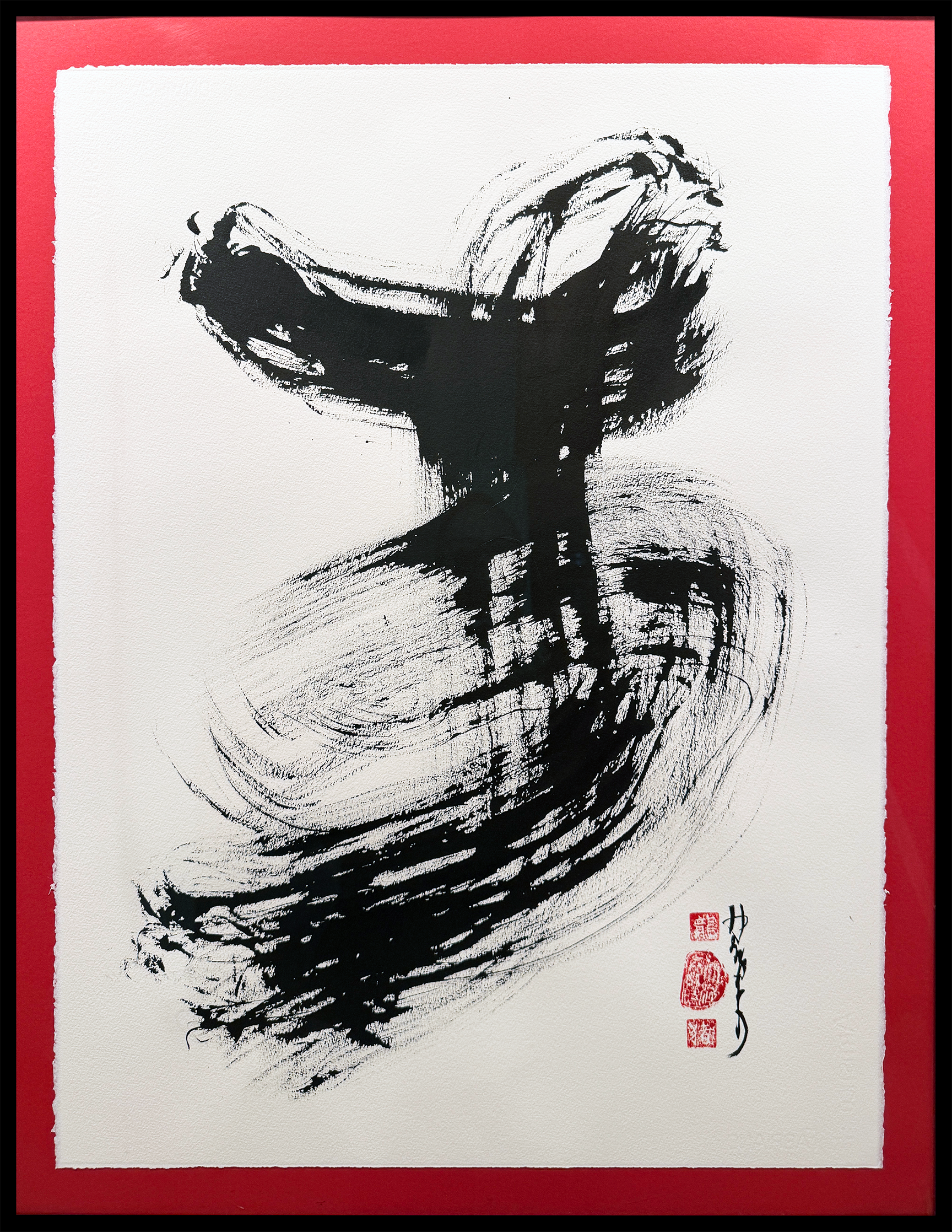 Brush painting by Howard Meyer