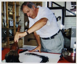 Howard in his studio